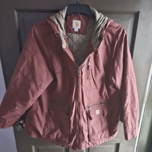 Carhartt Canvas Jacket in Dusty Pink Sz XXL/Sz20